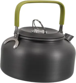Happyyami Camping Kettle 0.8l Multi-function Tea Pot for Stove Vintage Style Outdoor Water Boiler for Picnic