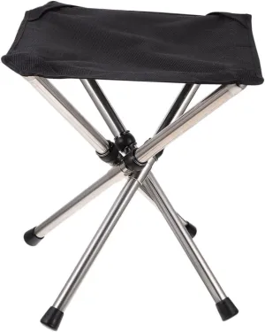 Happyyami Leisure Fishing Chair Outdoor Camping Stool Compact Easy to Fold Portable Chair