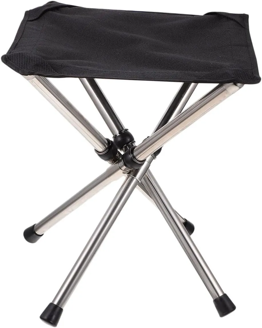 Happyyami Leisure Fishing Chair Outdoor Camping Stool Compact Easy to Fold Portable Chair