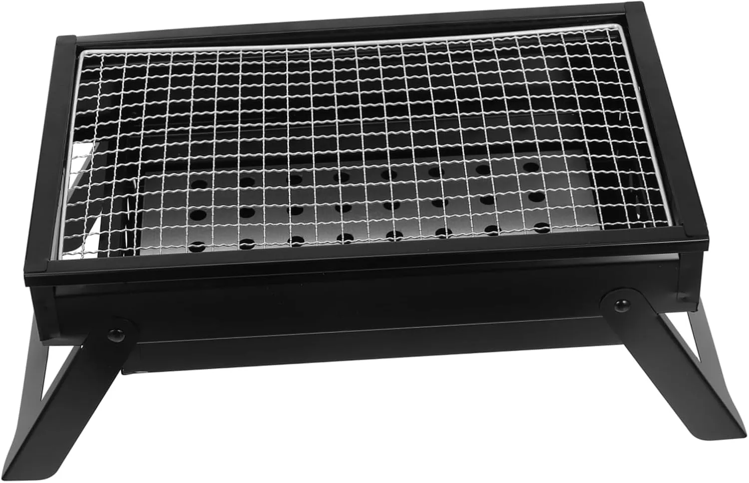 Happyyami Portable Bbq Small Outdoor Grill Mini Lightweight Foldable for Camping and Events