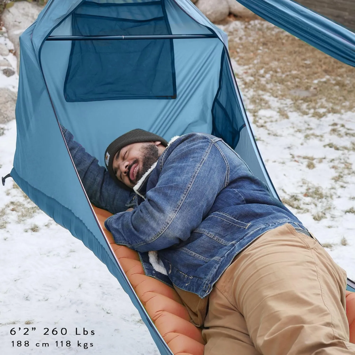 Haven Tents Lay Flat Hammock Tent - Waterproof Tent & Camping Hammock with Mosquito Net - Includes Insulated Pad and Rainfly - Haven Tent, Haven XL, Haven Safari