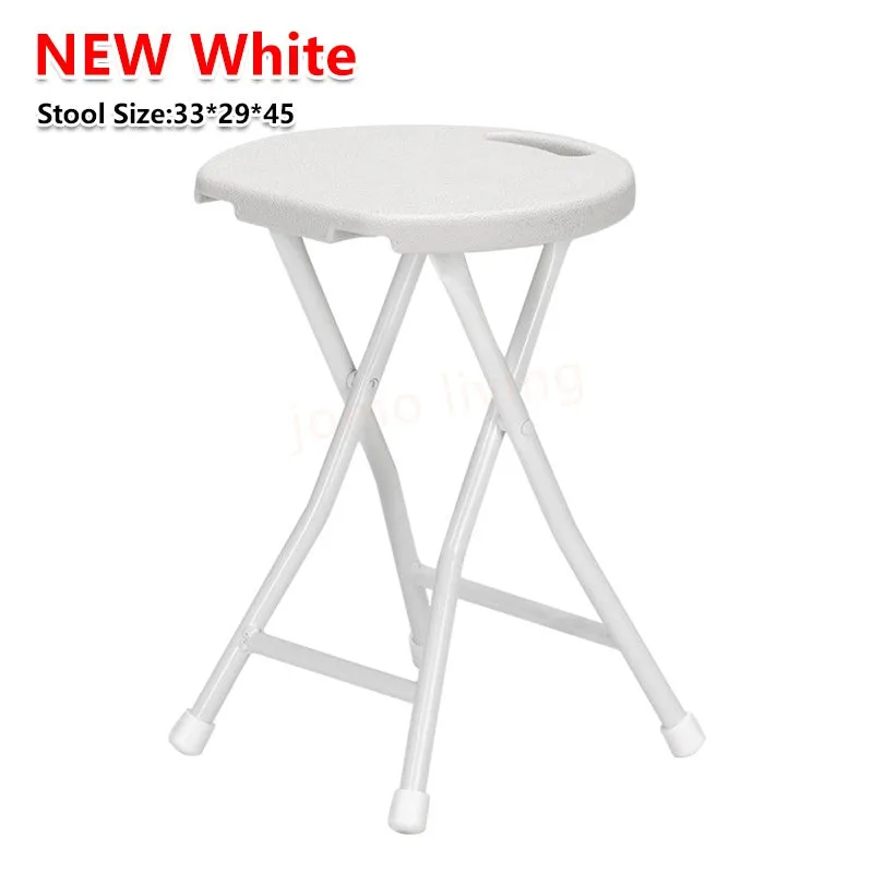 HDPE Foldable Stool Folding Stool Chair Portable Handle Dining Stool Plastic Outdoor Home