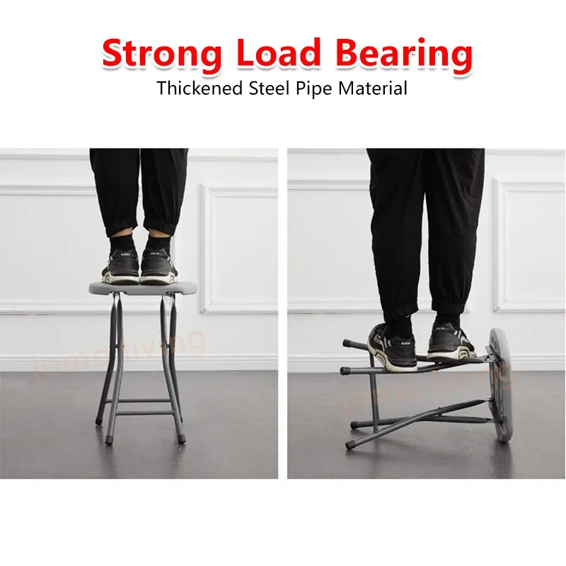 HDPE Foldable Stool Folding Stool Chair Portable Handle Dining Stool Plastic Outdoor Home