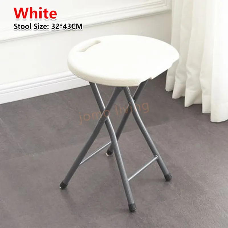 HDPE Foldable Stool Folding Stool Chair Portable Handle Dining Stool Plastic Outdoor Home