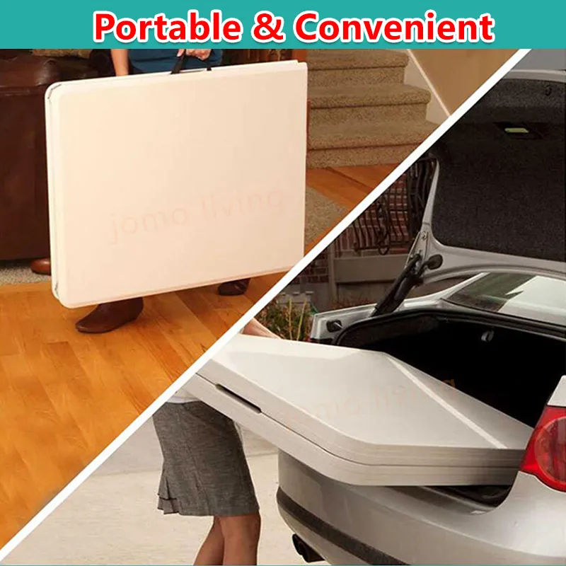 HDPE Portable Folding Table Travel Outdoor Foldable Tables Study Table Dinning Table Desk