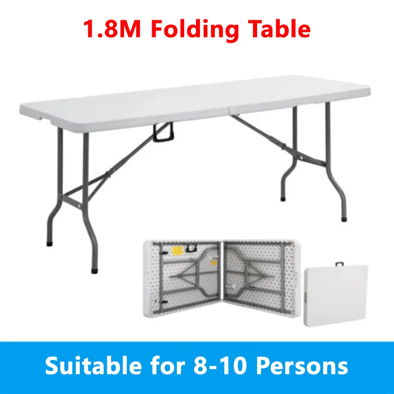 HDPE Portable Folding Table Travel Outdoor Foldable Tables Study Table Dinning Table Desk