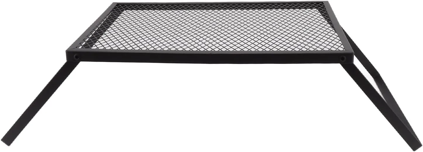 Heavy Duty Folding Grill Camping Grill Stand for Picnic High Temperature Paint (40 X 30cm Standard)