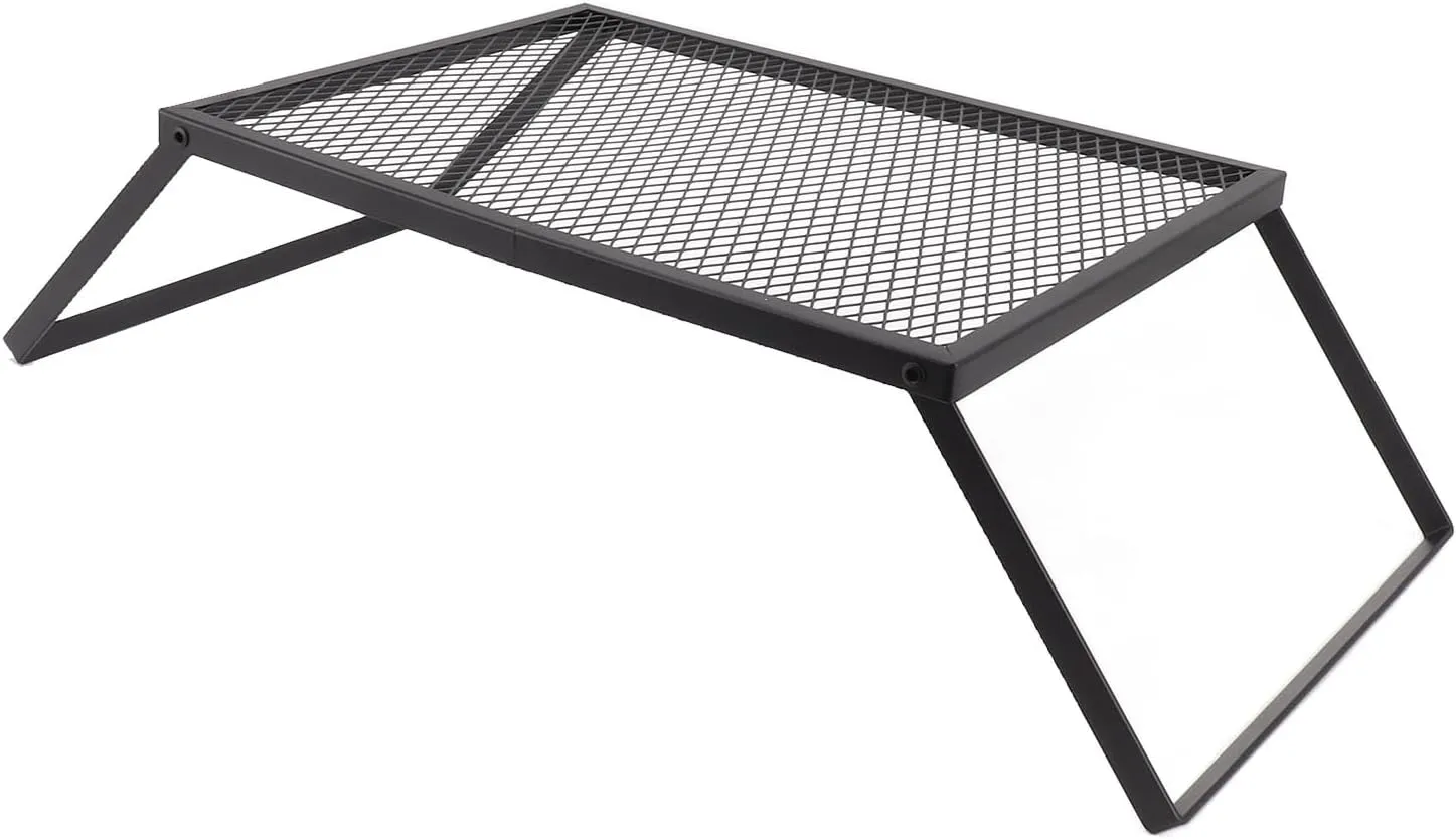 Heavy Duty Folding Grill Camping Grill Stand for Picnic High Temperature Paint (40 X 30cm Standard)