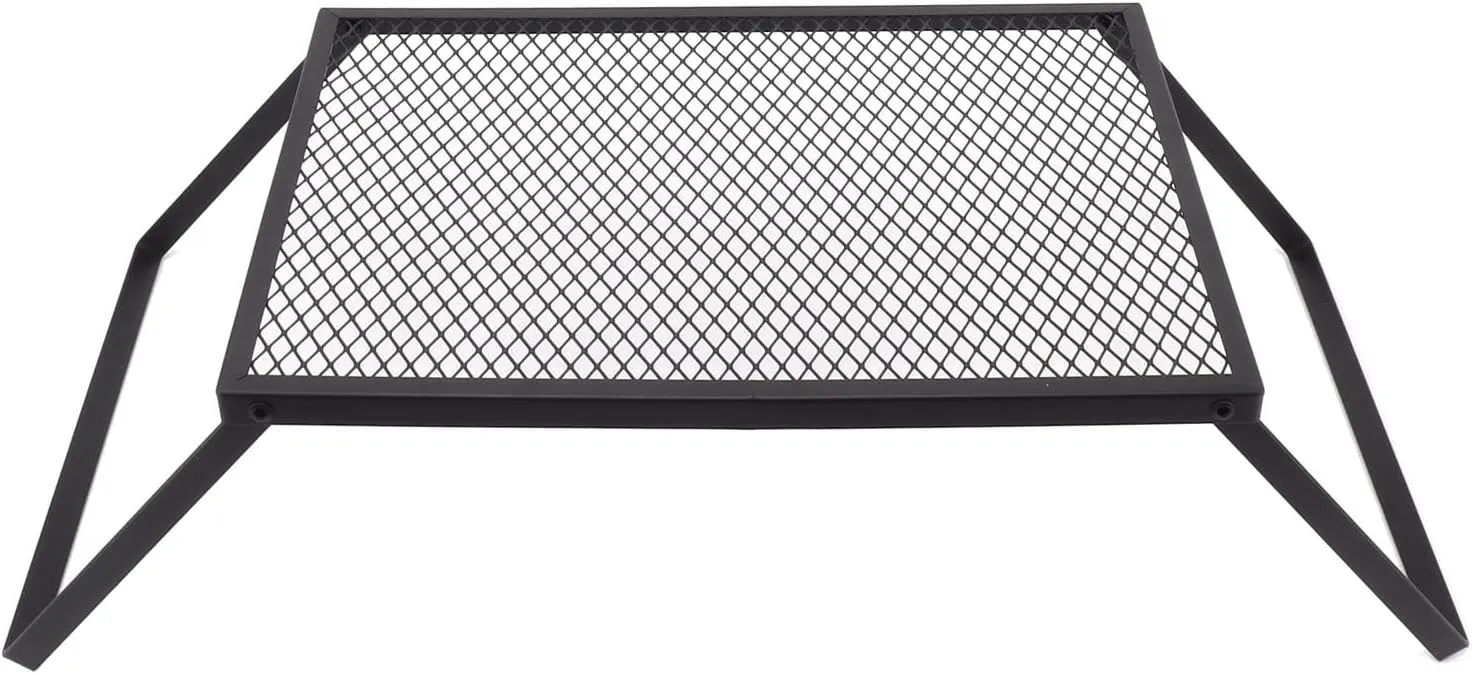 Heavy Duty Folding Grill Camping Grill Stand for Picnic High Temperature Paint (40 X 30cm Standard)