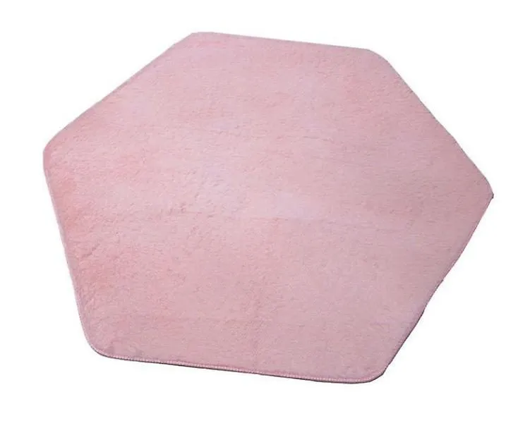 Hexagon Rug Pad Mat For Girls Boys Kids Playhouse Play Tent Soft