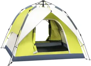 Hexagonal Tent 3-5 Person Big Space Automatic Quick Opening Waterproof Camping Tent