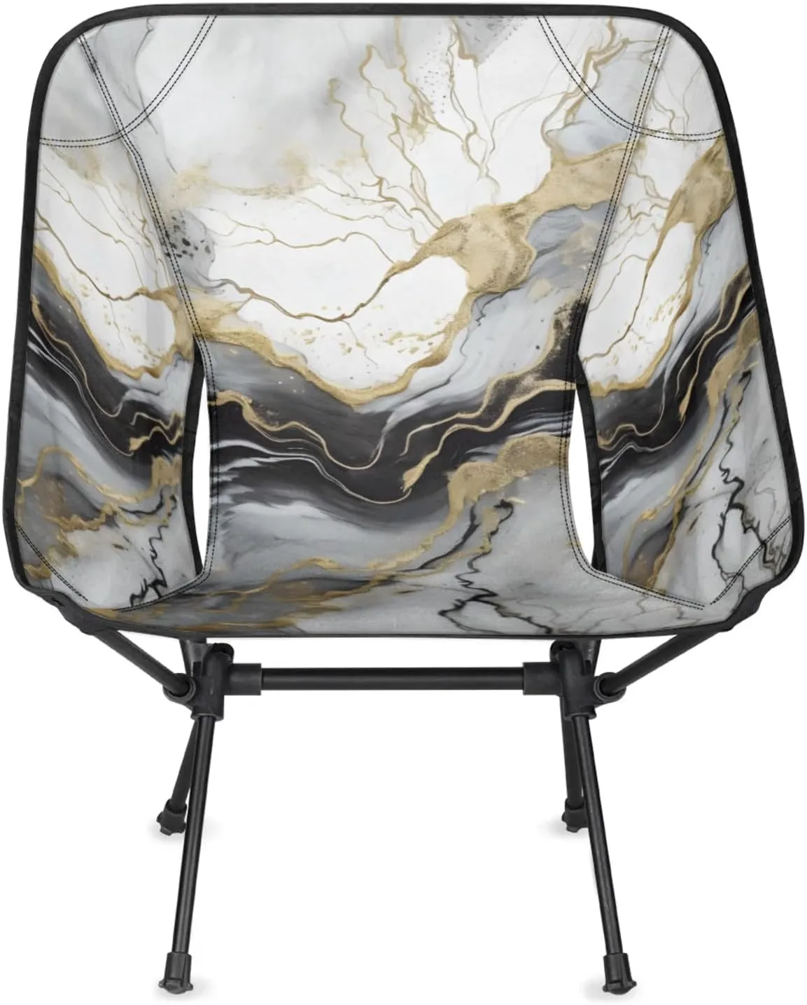 Honeybaby Folding Camping Chair Abstract Marble Texture Camping Chairs Lightweight Portable Chair Outdoor Foldable Chairs for Camping Travel Picnic Beach Hiking