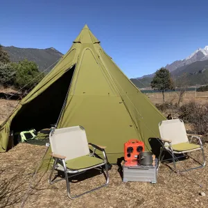 Ice Fishing Shelter 3-4 Person, Portable Insulated Ice Fishing Tent with Stove Jack, Waterproof Ice Fishing Shanty 2 Doors 4 for Ice Fishing Winter Camping
