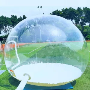 Inflatable Bubble House, 2 People Clear Tent for Camping, Blow up Dome Tent for Outdoor Stargazing, Music Festival, Family Day Party, Accommodate 1.8mx1.5m Bed