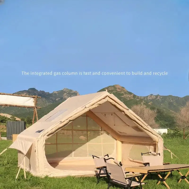 Inflatable Canopy Tent - Quick Setup Outdoor Shelter with Sunshade Protection