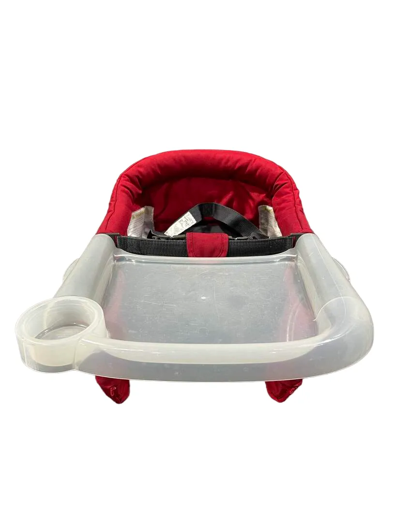 Inglesina Fast Table Chair, Red, With Tray