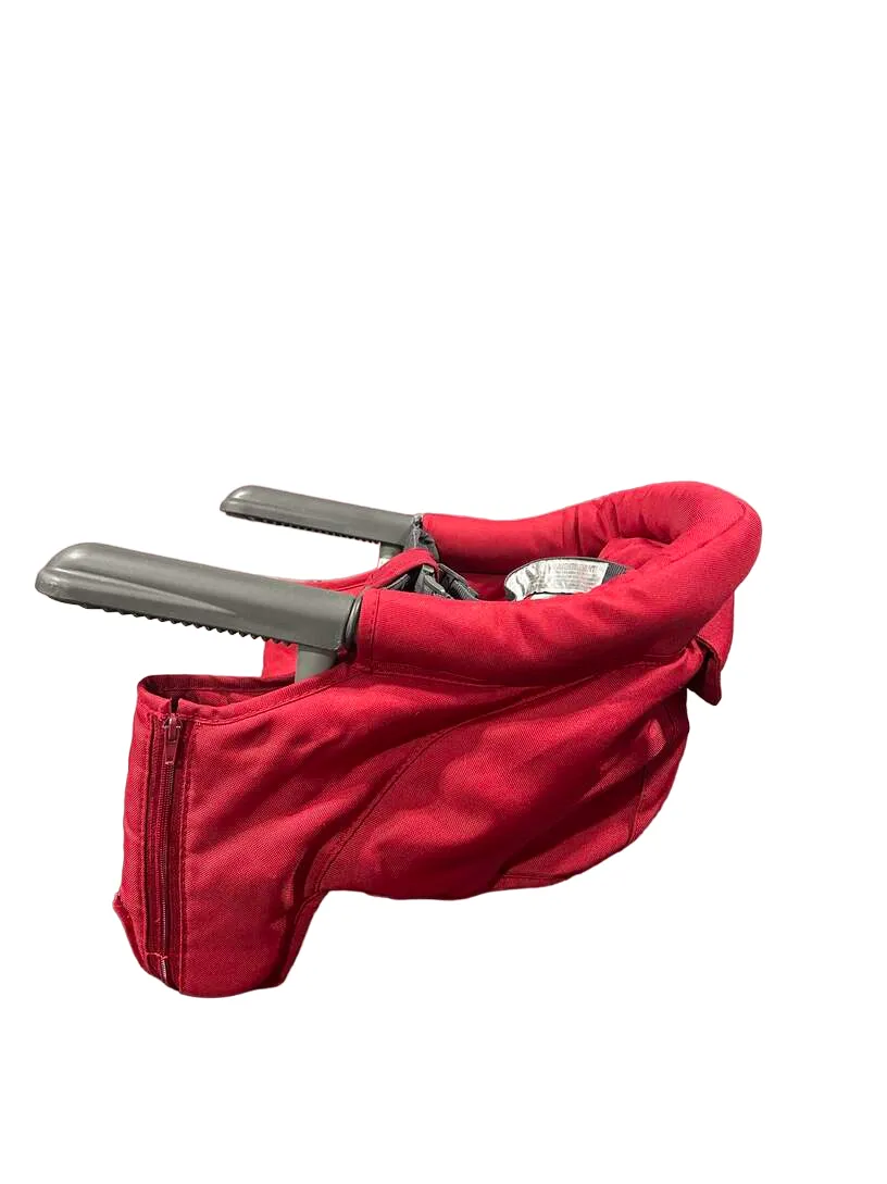 Inglesina Fast Table Chair, Red, With Tray