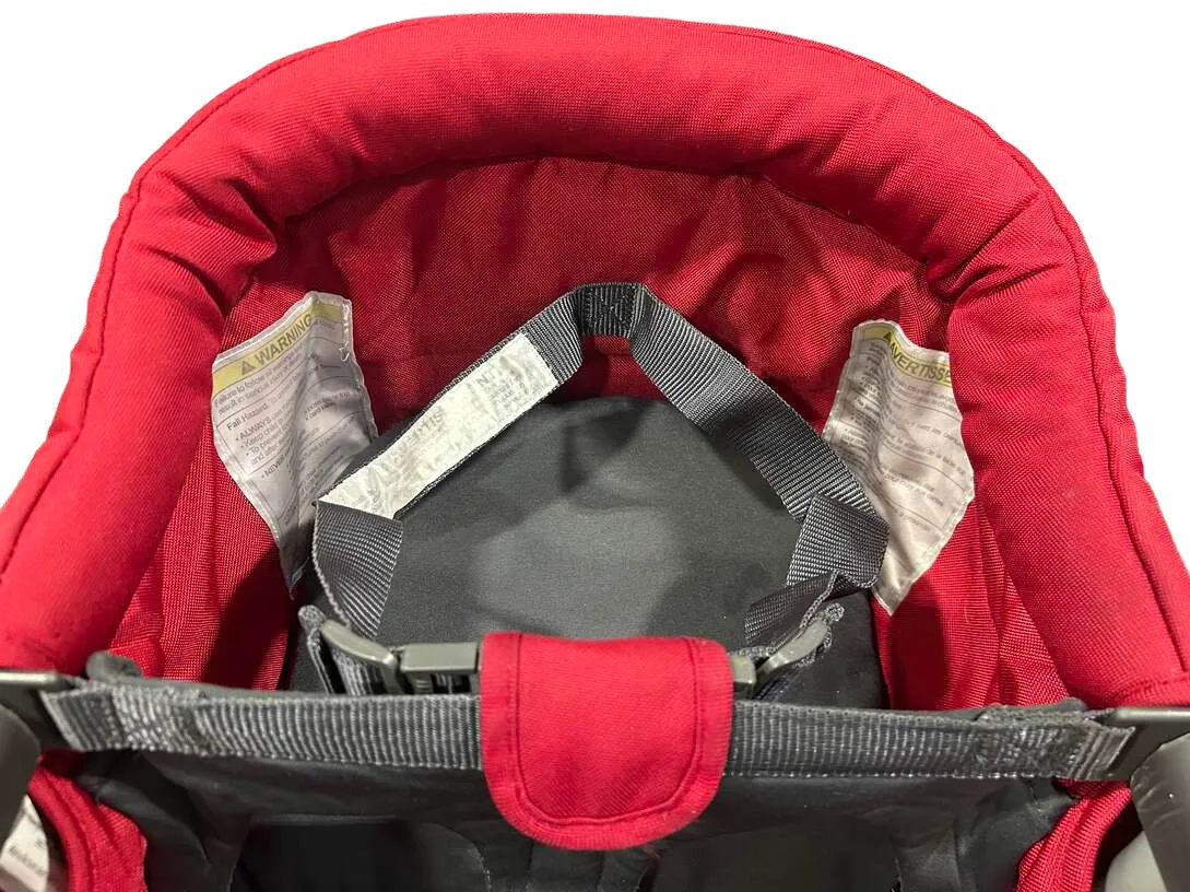 Inglesina Fast Table Chair, Red, With Tray