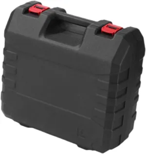 jojomis Gas Tank Storage Case - Gas Canisters Storage Box with Comfortable Handle for BBQ Tools, Camping Stove Carry Case, 14.96x13.78x6.69 inch- Black