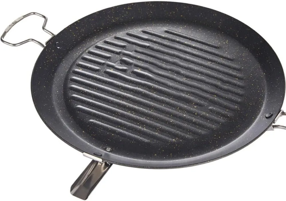 JSEIAJB Outdoor Grilling Pan Picnic Portable Non-Stick Baking Pan BBQ Camping Picnic Frying Pan Bakeware