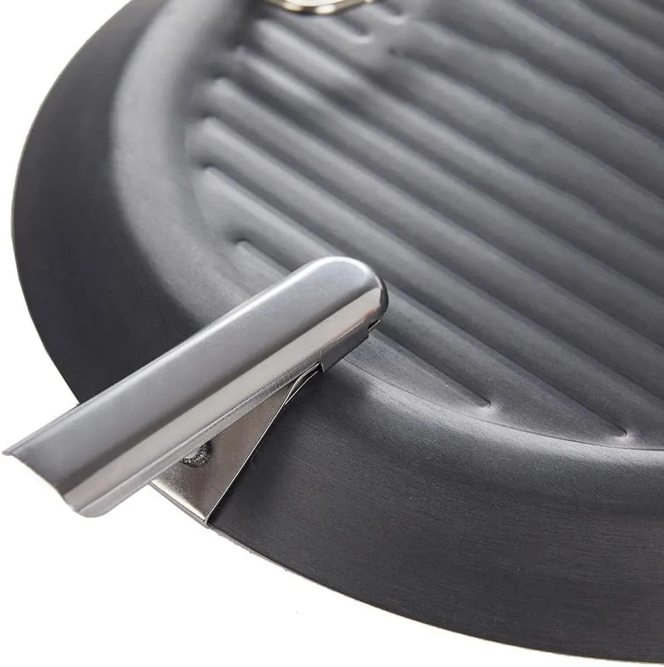 JSEIAJB Outdoor Grilling Pan Picnic Portable Non-Stick Baking Pan BBQ Camping Picnic Frying Pan Bakeware