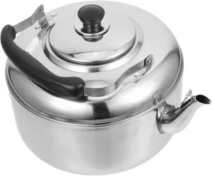 Kettle Stainless Steel Stovetop Pot Portable Induction Compatible Teapot for Quick Boiling Comfortable Handle Design for Tea Lovers