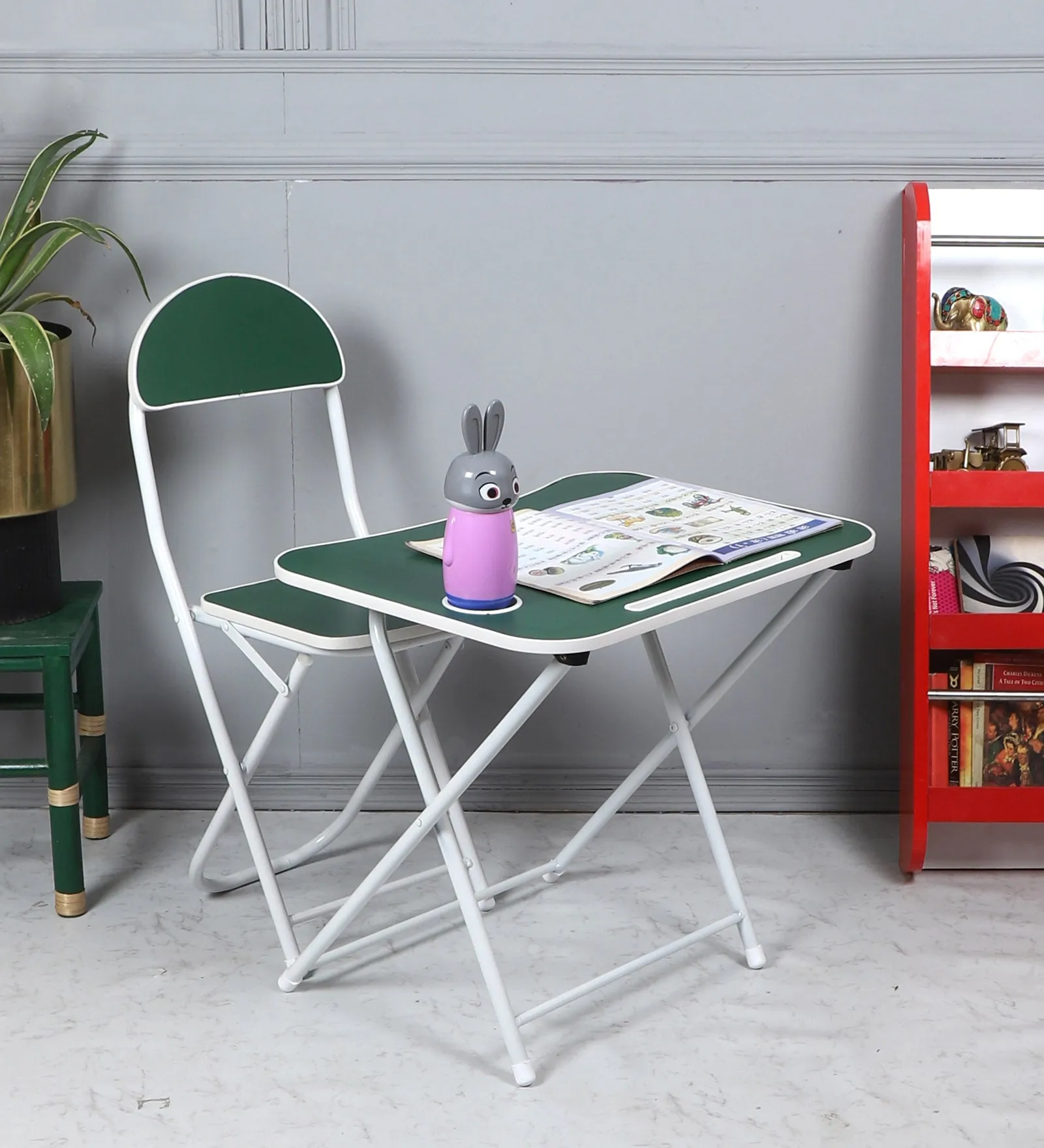 Kids Foldable Desk & Chair Set