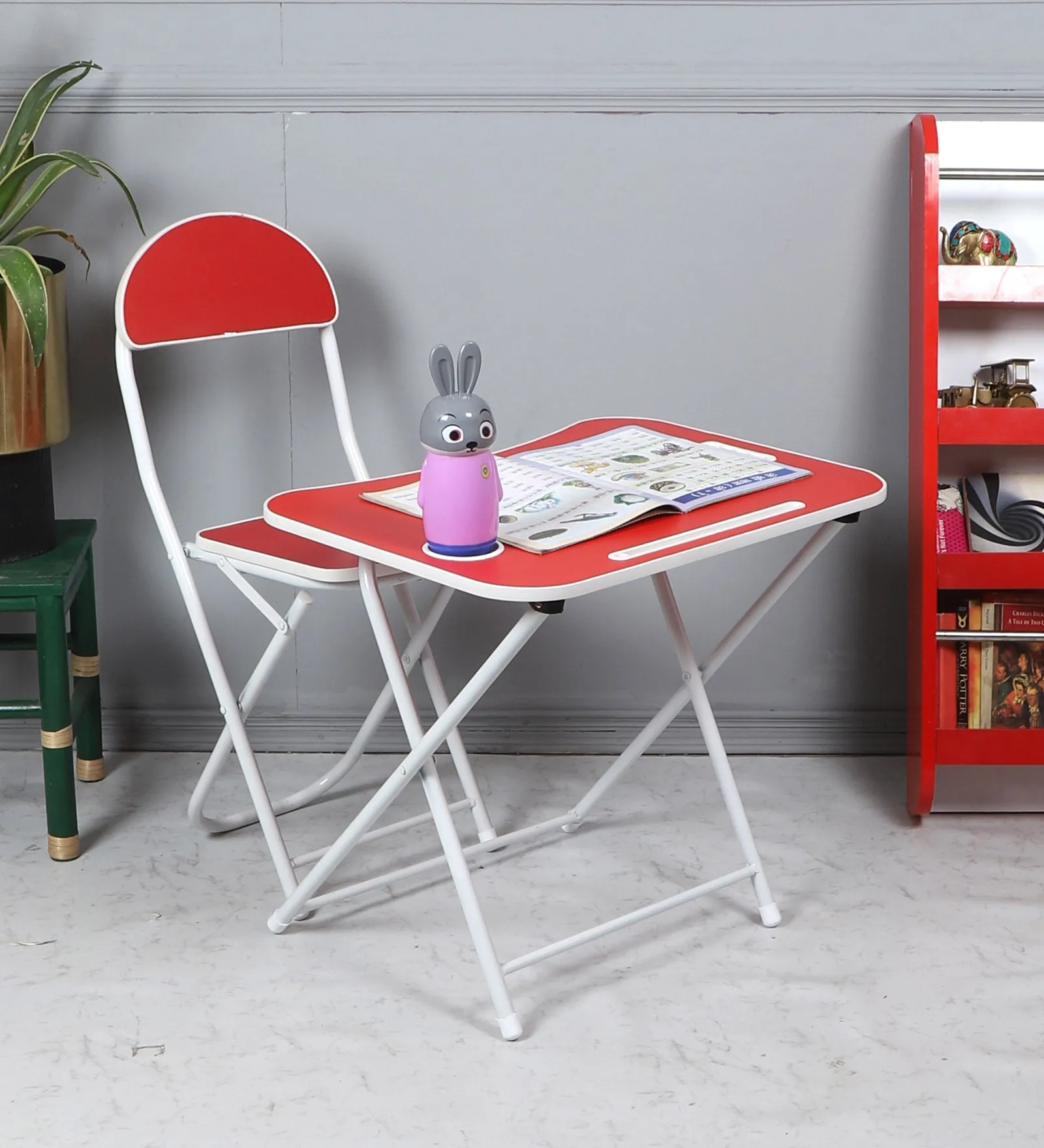 Kids Foldable Desk & Chair Set
