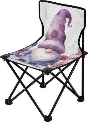 Kigai Folding Camping Chair Heavy Duty Chair Ultralight Compact Portable Beach Chair for Outdoor Camp, Hiking, Travel, Beach, Sporting Event and Picnic, Cute Elf