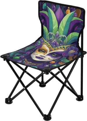 Kigai Folding Camping Chair Heavy Duty Chair Ultralight Compact Portable Beach Chair for Outdoor Camp, Hiking, Travel, Beach, Sporting Event and Picnic, Mardi Gras