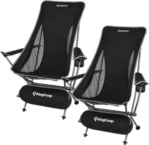 KingCamp KC2215 USVC, 32.9×26.2×39.4 inches, Black-2 Pack