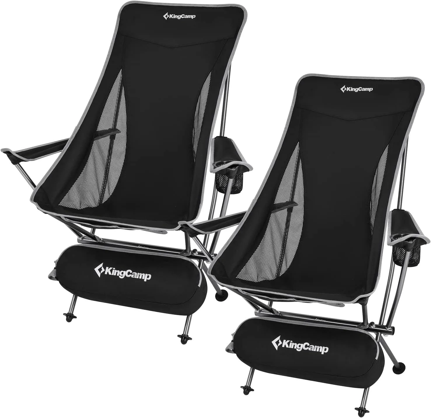 KingCamp KC2215 USVC, 32.9×26.2×39.4 inches, Black-2 Pack