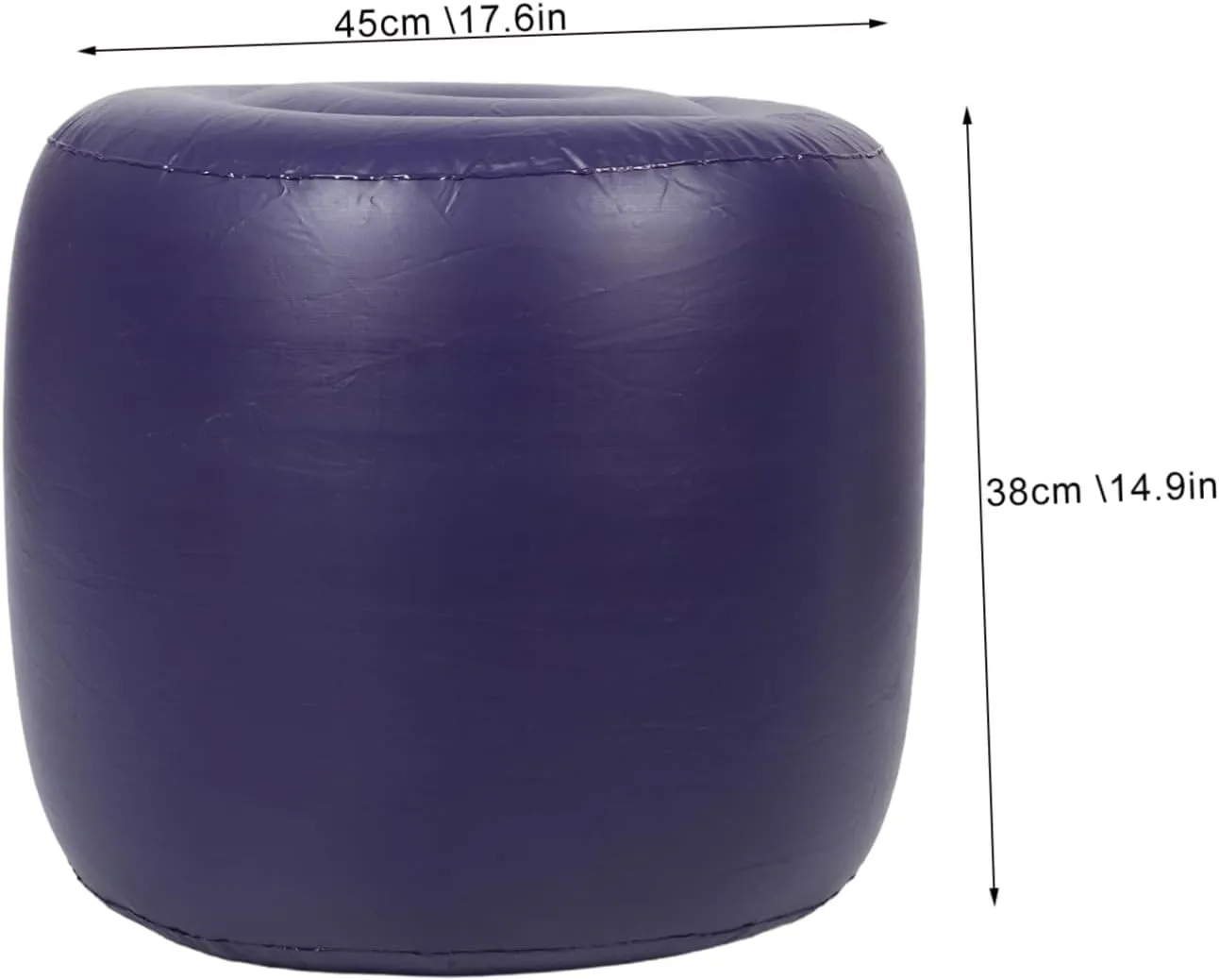 Kisangel Outdoor Inflatable Cushion for Camping Foldable Portable Chair Pad for Music Concerts Hiking and Travel Comfortable Air Seat Camping Chair