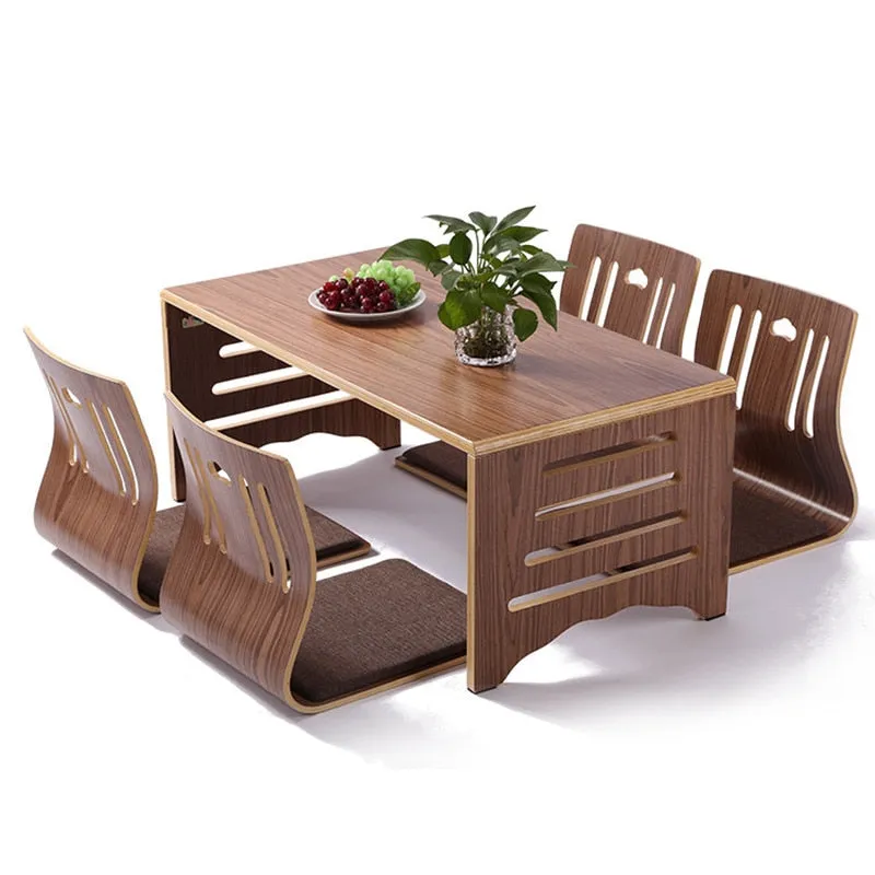 Kitchen & Dining Furniture Sets Tisch Set Modern Japanese Style Floor Dining Low Foldable Esstisch Sets