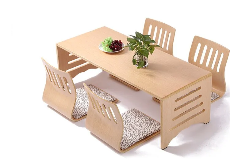 Kitchen & Dining Furniture Sets Tisch Set Modern Japanese Style Floor Dining Low Foldable Esstisch Sets