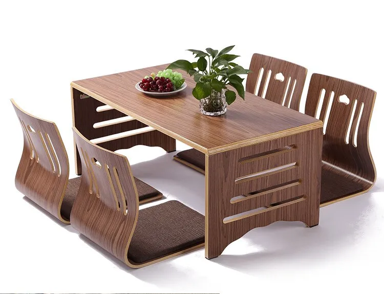 Kitchen & Dining Furniture Sets Tisch Set Modern Japanese Style Floor Dining Low Foldable Esstisch Sets