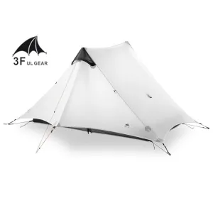 LanShan 2 3F UL GEAR 2 Person Oudoor Ultralight Camping Tent 3 Season Professional 15D Silnylon Rodless Tent