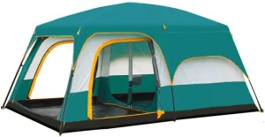 Large Camping Tent Travel Double-Layer Tent Waterproof Family Camping Tent Outdoor Camping Tent 6/8/10/12 People Tent