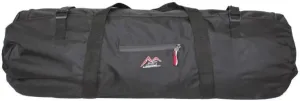 Large Capacity Folding Tent Storage Carry Bag Waterproof Camping Luggage Pack Pouch with Front Pocket(Black L)