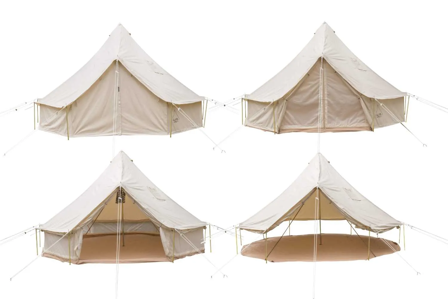Life inTents Fernweh™ 360 View Canvas Bell Tent 16' (5 Meters)