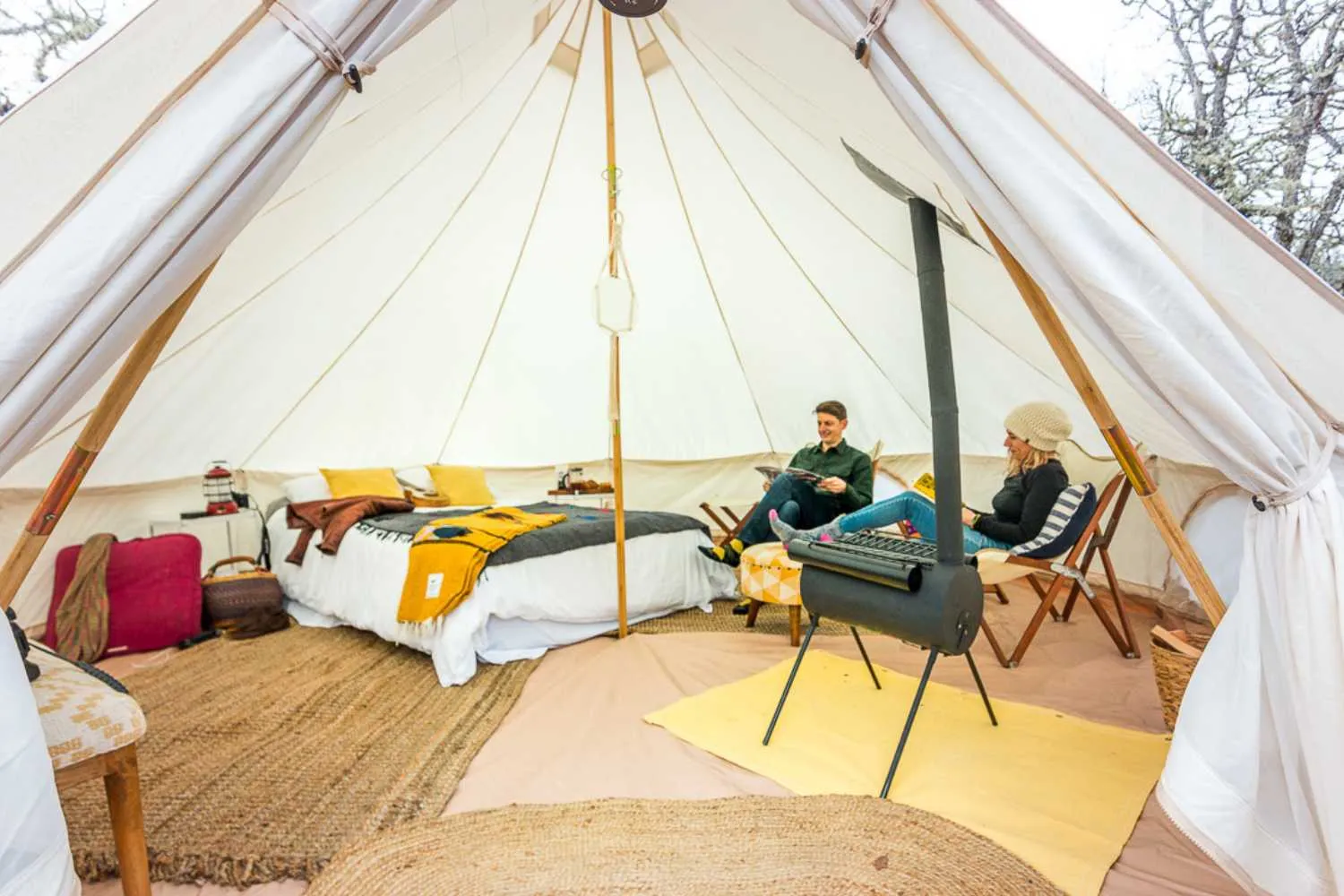 Life inTents Fernweh™ 360 View Canvas Bell Tent 16' (5 Meters)