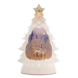 Lighted Water Lantern with Church