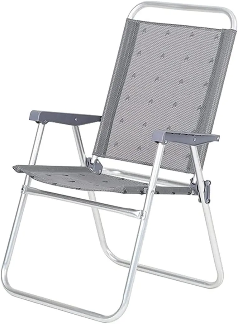 Lightweight Camping Chair Outdoor Camping Portable Folding Chair Beach Seat Lightweight Lazy Lunch Break Recliner for Fishing Travel Outdoor Hiking