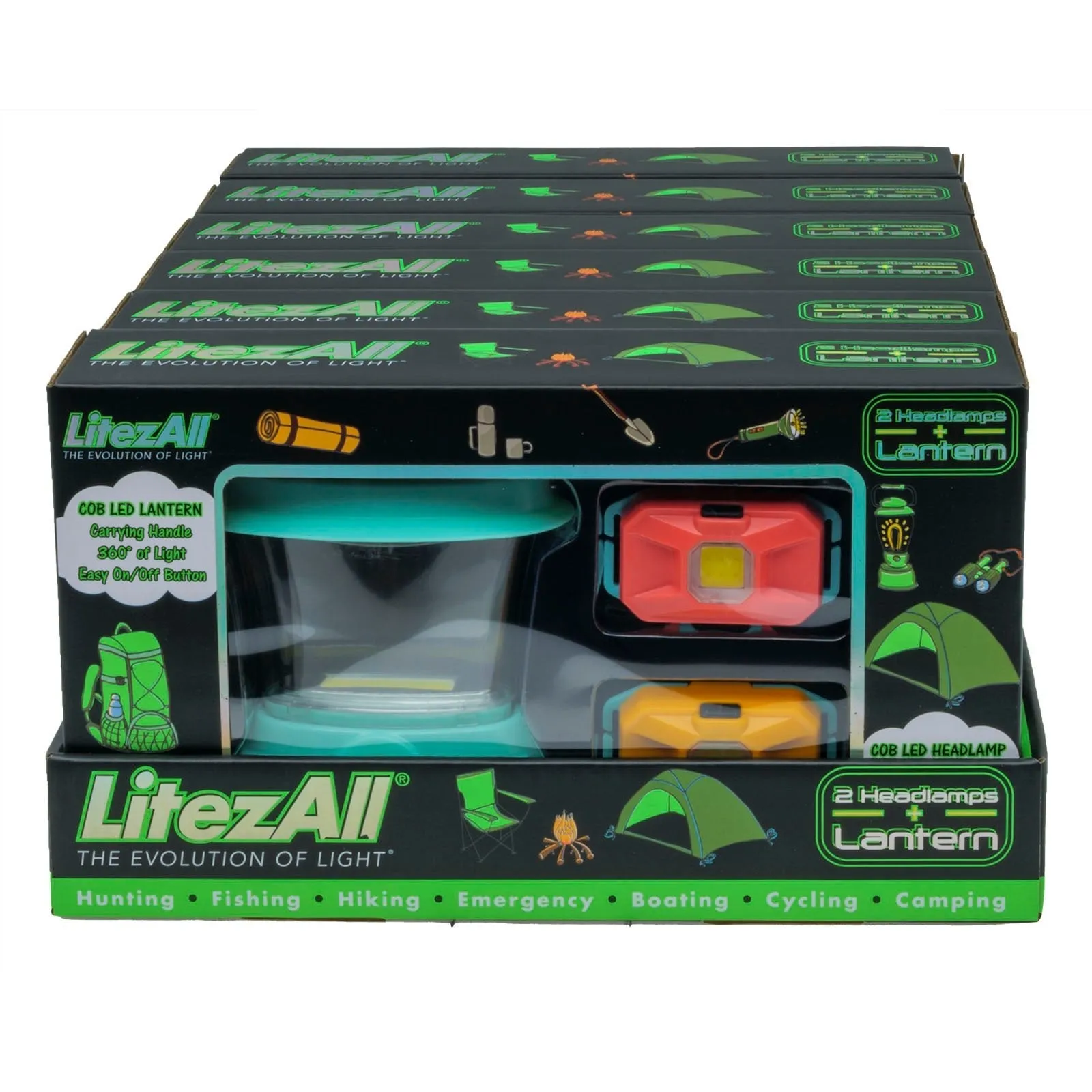 LitezAll Youth Lantern and Headlamp Combo
