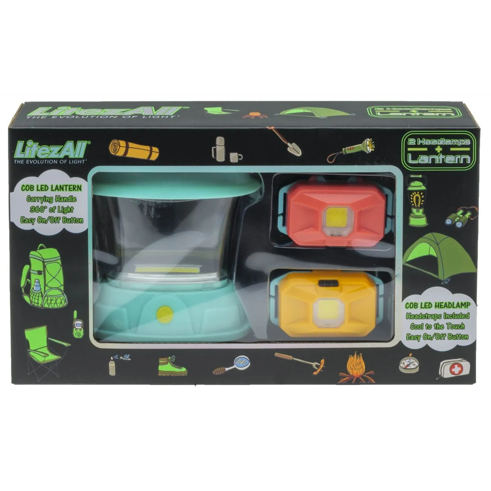 LitezAll Youth Lantern and Headlamp Combo