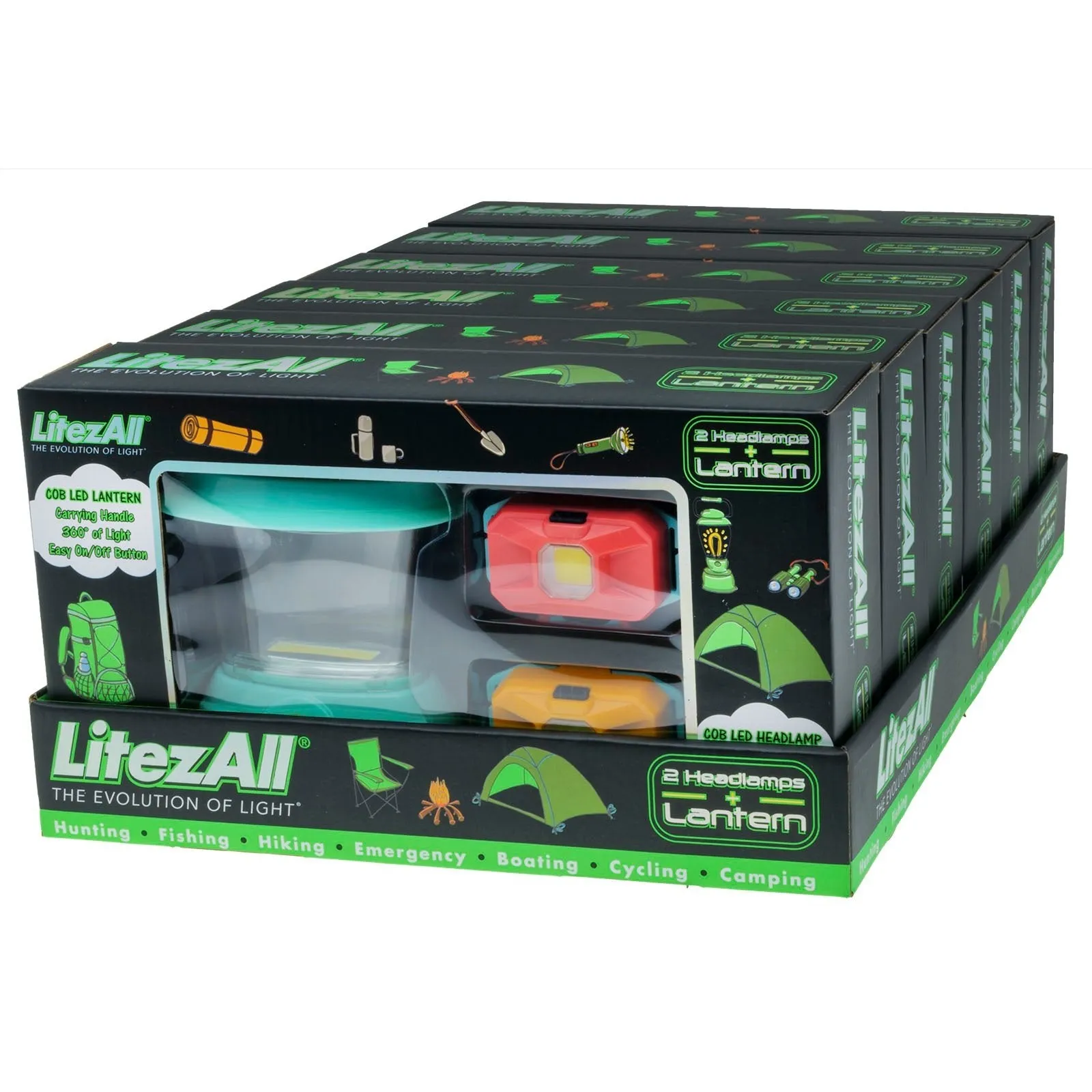 LitezAll Youth Lantern and Headlamp Combo