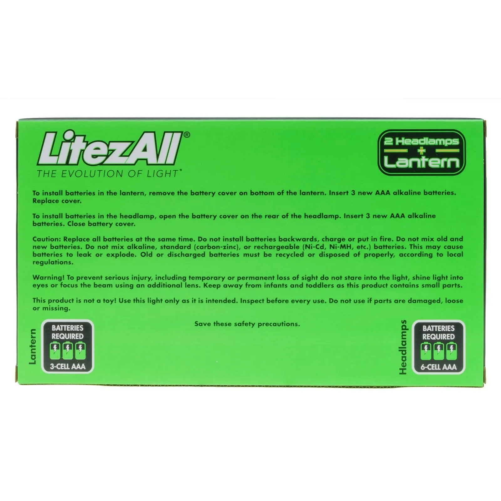 LitezAll Youth Lantern and Headlamp Combo