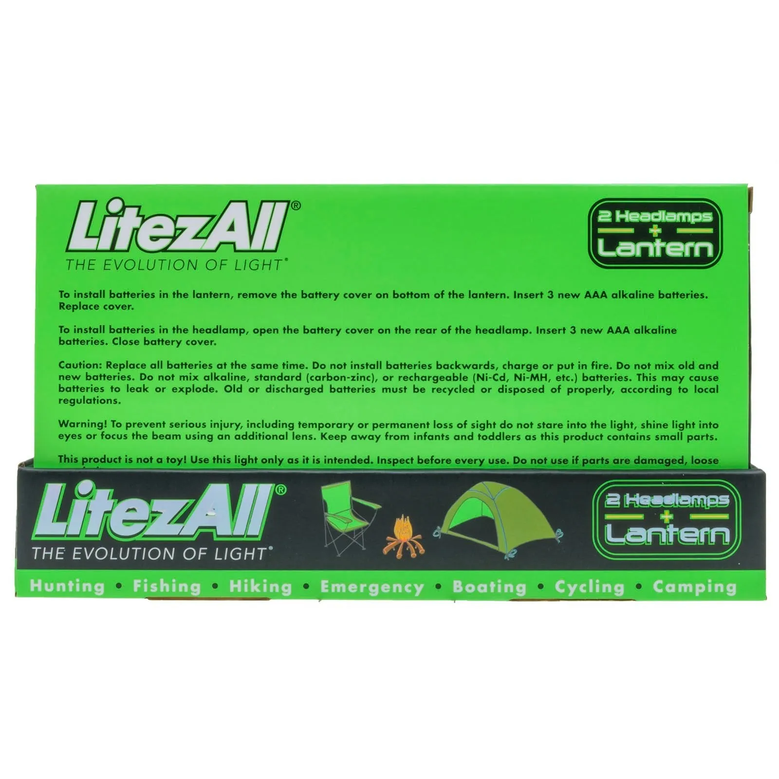 LitezAll Youth Lantern and Headlamp Combo