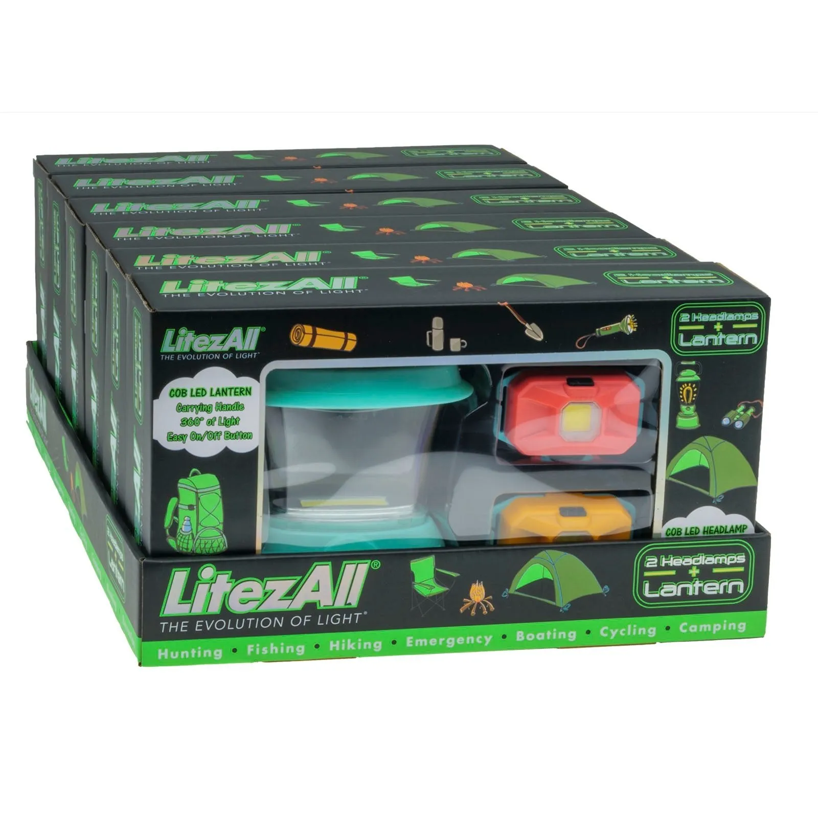LitezAll Youth Lantern and Headlamp Combo