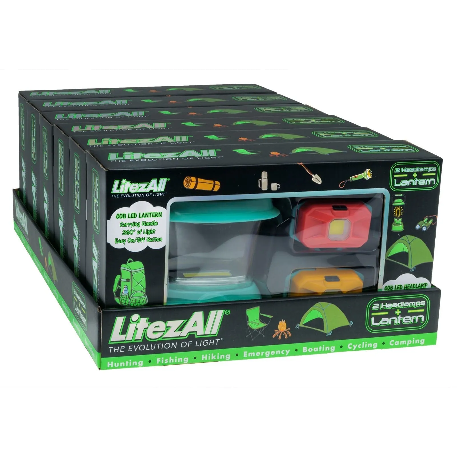 LitezAll Youth Lantern and Headlamp Combo